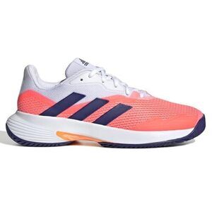 adidas Womens Courtjam Control Tennis Shoes Acid Red/Legacy Indigo/Turbo